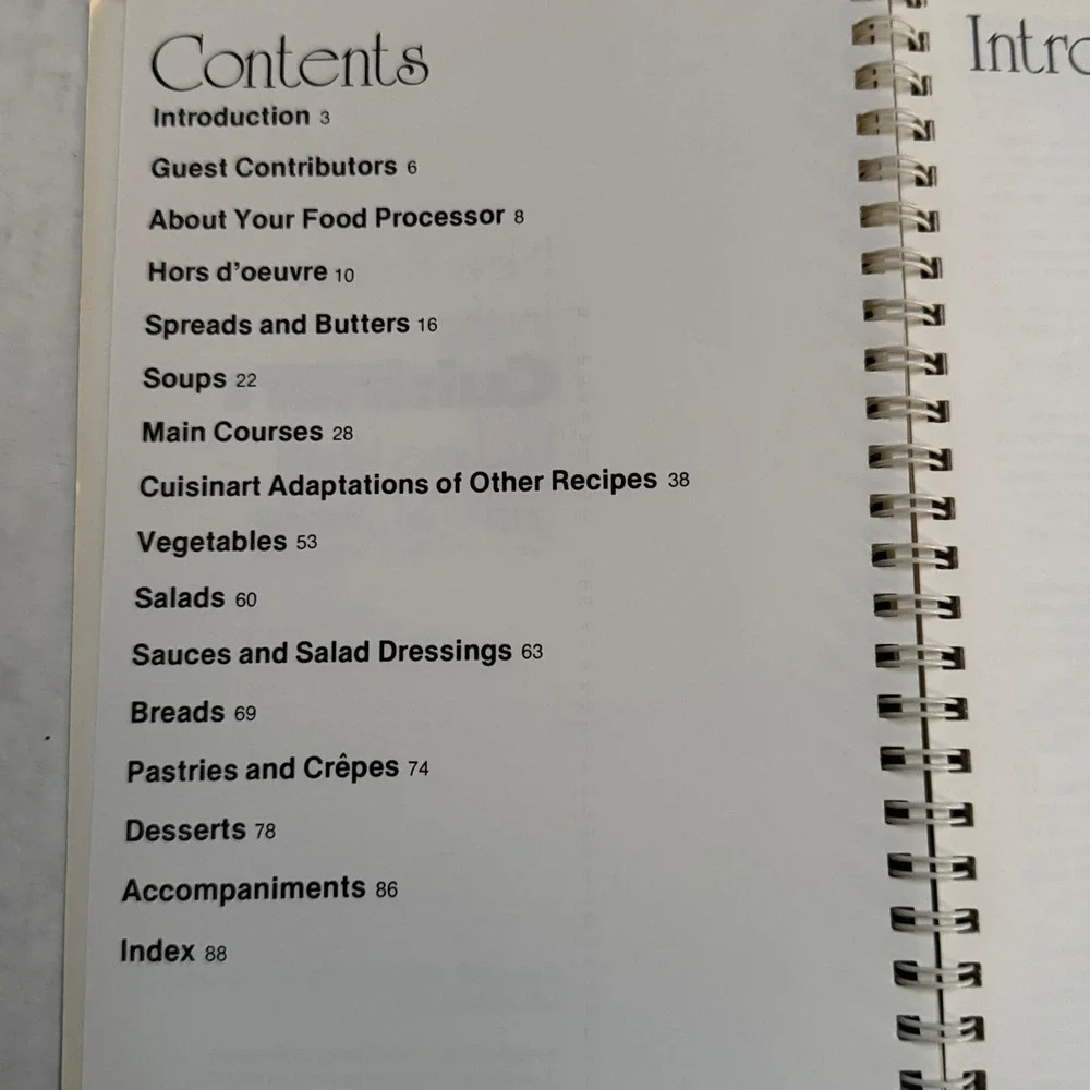 Vintage Cuisinart Cookbook James Beard Carl Jerome 1978 Spiral Food Processor